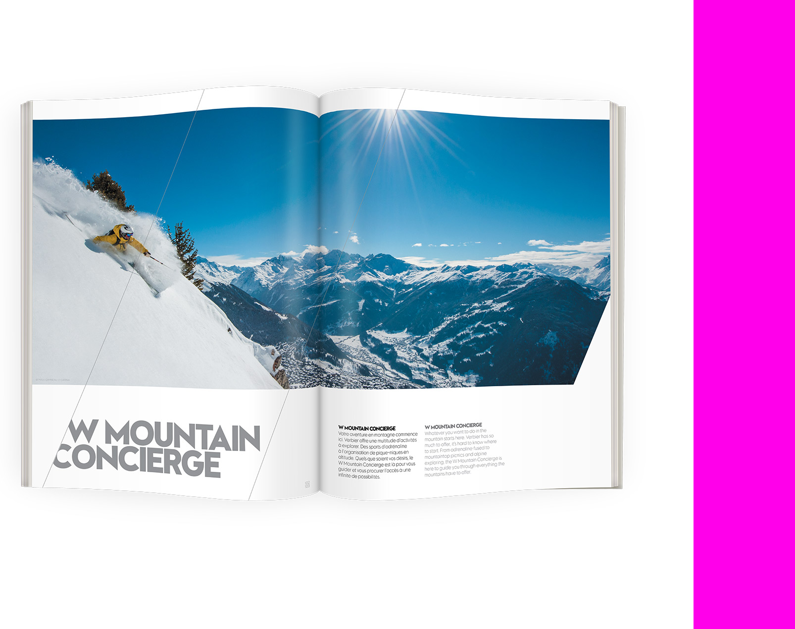 W Verbier Magazine- W Hotels - By D-facto lab